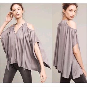 Anthropologie Deletta Tulay Open Shoulder Top